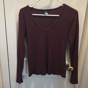 Old navy long sleeve shirt size